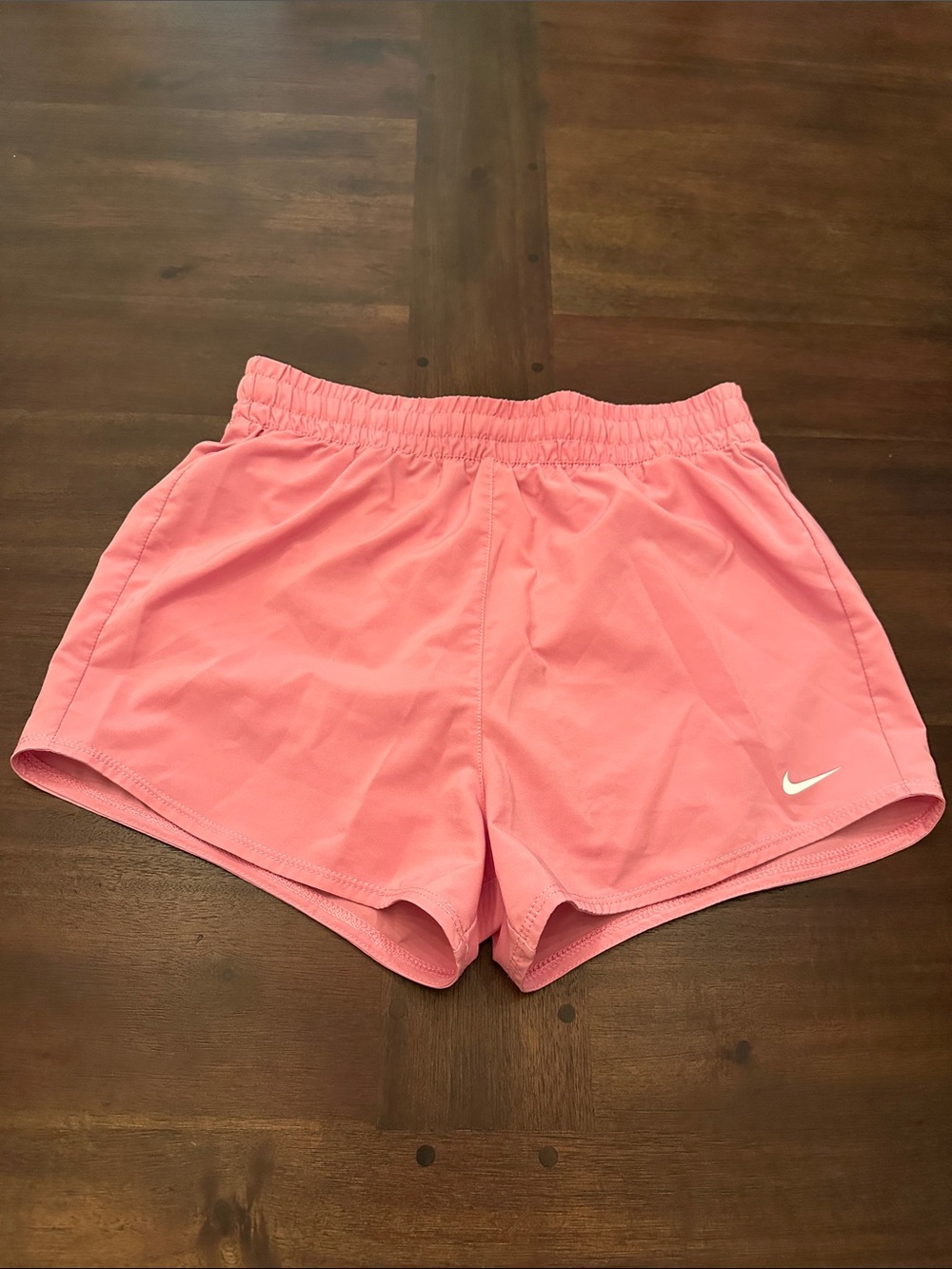 Nike Coral Pink Youth Girls Athletic Shorts